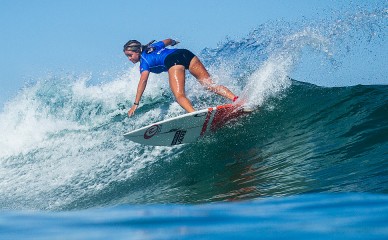 <h4>Pauline Ado - </h4> She may not have a surfing pedigree, but very early on it life it was clear that Pauline Ado was born to surf. Riding her first waves at the age of nine, by 16 she was a two-time Junior European champion. And by 17 she was the first non-Australian to win the WSL Junior World Title in Narabeen (she also won an ISA world championship that same year). After falling off tour last season, Ado is clawing her way up the QS ratings in hopes of getting back to that elite level. Given the success she&#039;s enjoyed throughout her career, there&#039;s no reason to doubt that she&#039;s going to be dangerous for a long time to come.