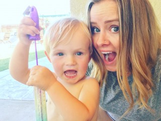 Brody and Mama.