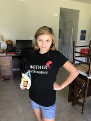 Ava & Lego dragon, Elandra